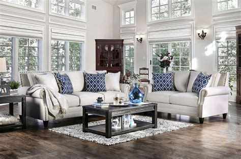 Dalena Transitional Style Sofa Living Room Design Decor Home Decor