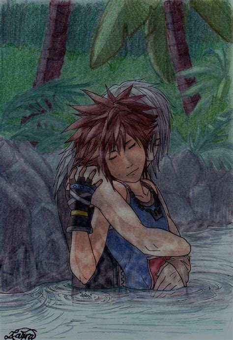 Sora X Riku By Aurelgweillys On Deviantart Sora Fantasy Kingdom