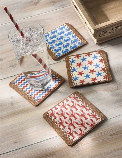These Diy Cork Coasters Are Really Unique Dishwasher Safe Mod Podge