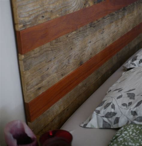 Hand Crafted Queen Size Rustic Headboard With Reclaimed Lumber And