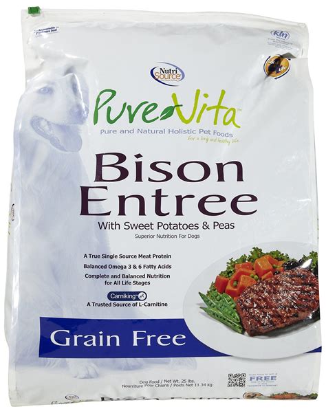 All natural pet supply local pet food and supply store is a healthy pet shop with everything you need for your dogs & cats. Pure Vita Grain Free Bison | Grain free dog food, Food animals