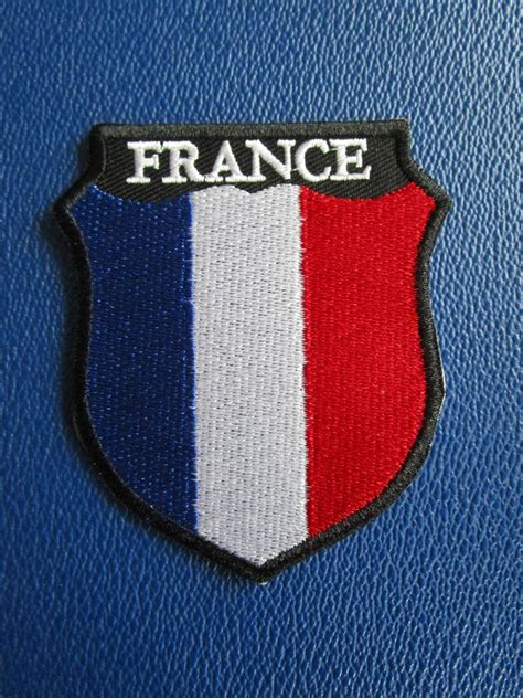 Warshop Ecusson Patch Drapeau Tricolore Francais France