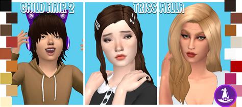 Pin By Princess🎵💜 Things On The Witching Hour Palette Recolors Sims 4