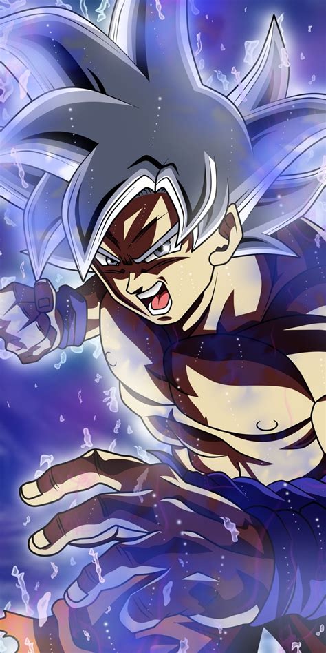Download Wallpaper 1080x2160 Ultra Instinct Shirtless Anime Boy Goku