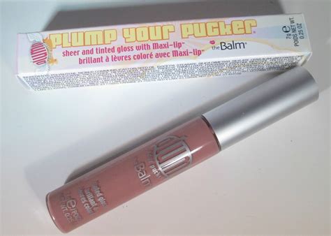 theBalm Plump Your Pucker Lip Gloss | Review