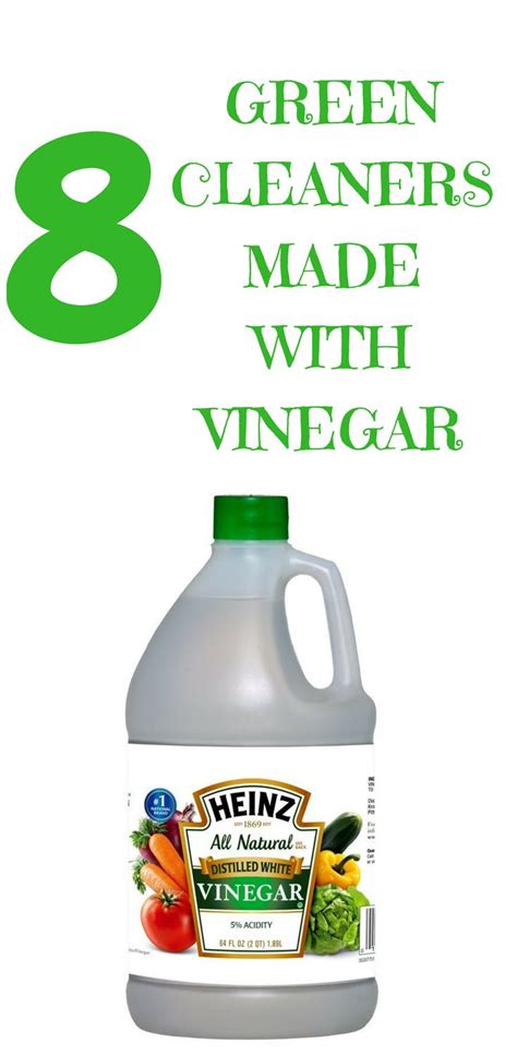 Eight Green Cleaners Made With Vinegar To Make At Home Green Cleaner