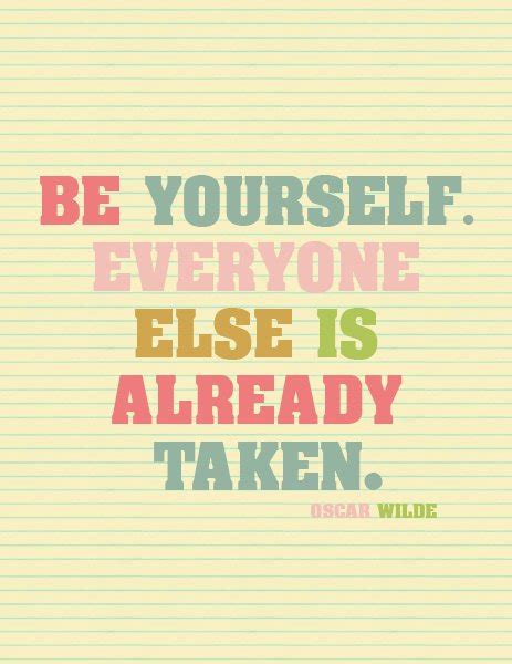 Be Yourself Quotes Cute Quotesgram