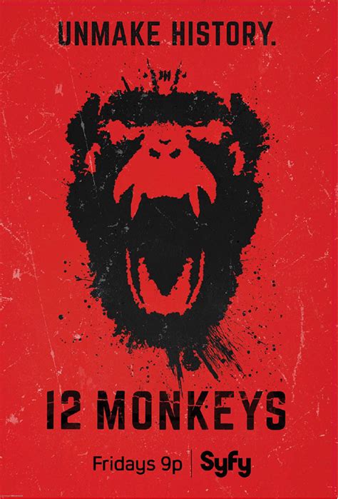 12 monkeys is a television series adaption of the 1995 film of the same name and the classic 1962 french short film it was based on. 12 Monkeys (2015 series) | Cinemorgue Wiki | Fandom