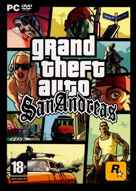 Grand Theft Auto San Andreas 2013 Android Box Cover Art Mobygames
