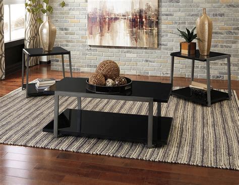 Domani Charcoal Living Room Set Signature Design Furniture Cart