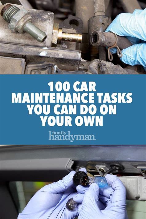 35 Automotive Maintenance Tasks You Can Diy Car Maintenance Auto