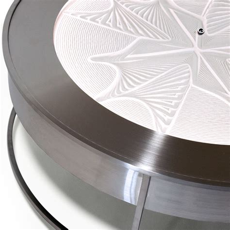 White/chrome large rectangle wood coffee table with lift top the calnan coffee table has it all, good the calnan coffee table has it all, good looks with its metal modern legs exposed on the outside of a white box top. Stainless Steel Coffee Table - Sisyphus - Touch of Modern