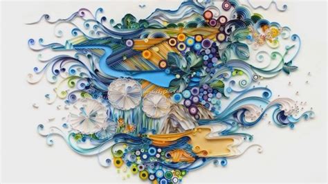 Quilling By The Extremely Talented Yulia Brodskaya Love The Colors And