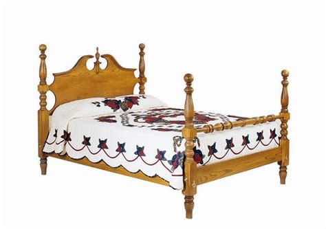 Royal Classic Amish Cannonball Bed From Dutchcrafters Amish Furniture