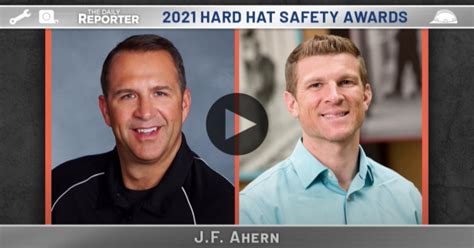 Ahern Wins Hard Hat Safety Award J F Ahern Co Fire Protection