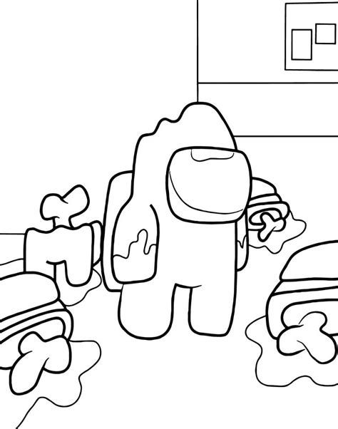 View 17 Among Us Coloring Pages Dead Baseessencetrend