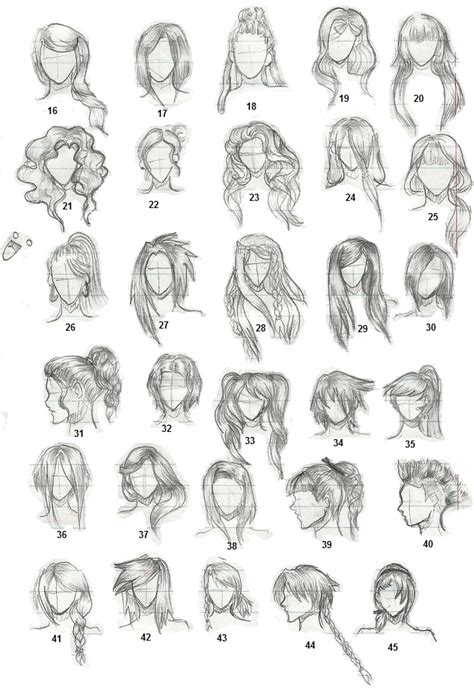 Hairstyles 2 By Tapspring 352 On Deviantart