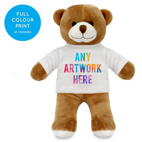 Monarch Print Ltd Printed Soft Toy Henry I Brown Bear