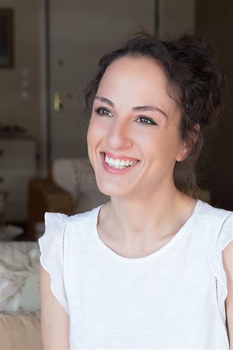 Portrait Of A Woman 30s Years Stock Photo Image Of Adult Smiling