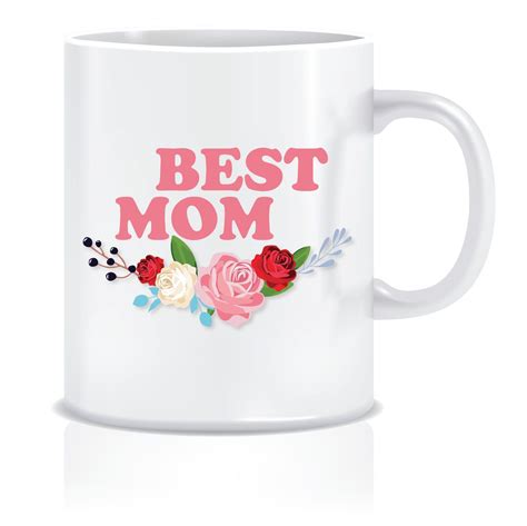 Best Mom Coffee Mug ED Mom Coffee Mugs Mother Birthday Gifts