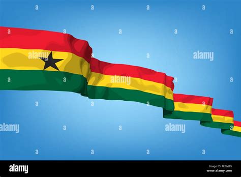 National Flag Of Ghana Stock Vector Image And Art Alamy