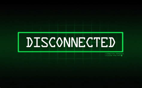 Disconnected 1