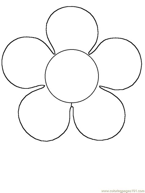 Here is a collection of flowers coloring pages to print out for your kids. Coloring Pages flower (Cartoons > Simple Shapes) - free ...