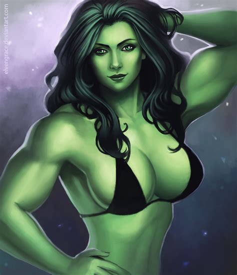 She Hulk By Elee0228 On DeviantArt