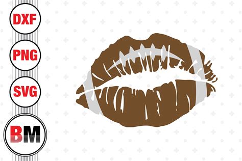 Lip Football Svg Png Dxf Files By Bmdesign Thehungryjpeg Hot Sex