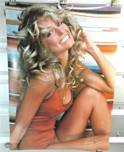 Farrah Fawcett Poster Iconic Poster Red Bathing Suit