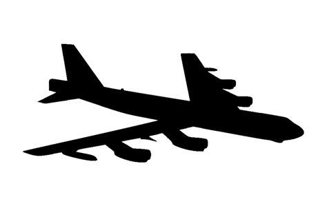 Aircraft B52 Aircraft Silhouette Free Dxf File Free Download Dxf Patterns