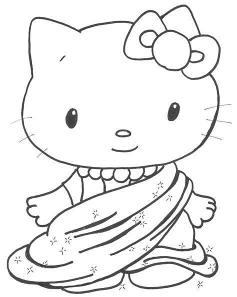 Disegni da colorare di hello kitty. DISEGNI DA COLORARE HELLO KITTY