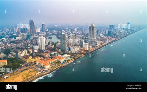 Aerial Colombo Commercial Capital And Largest City Of Sri Lanka