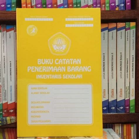 Promo Buku Catatan Penerimaan Barang Inventaris Sekolah Diskon 23 Di