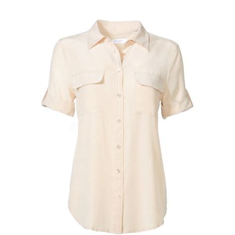 Rental Equipment Nude Signature Button Down Liked On Polyvore