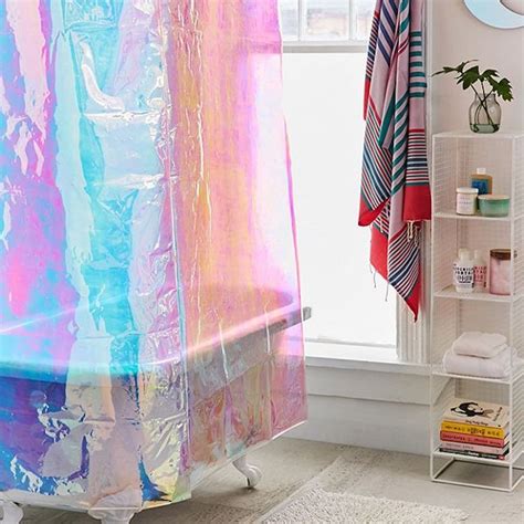 Iridescent Shower Curtain Popsugar Home
