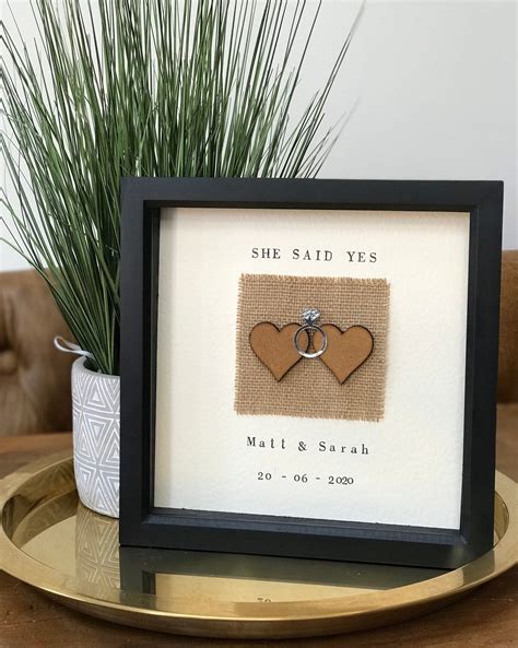 Engagements Gift Engagement Gifts For Couple Engagement Etsy