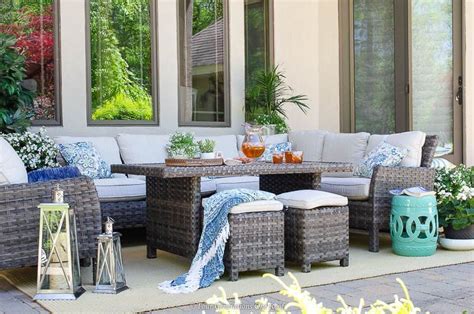 20 Gorgeous Outdoor Sectional With Dining Table Ideas Sweetyhomee
