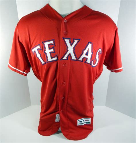 2016 Texas Rangers Cole Hamels 35 Game Issued Red Jersey Ebay