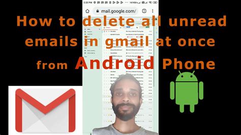 How To Delete All Unread Emails In Gmail At Once From An Android Phone
