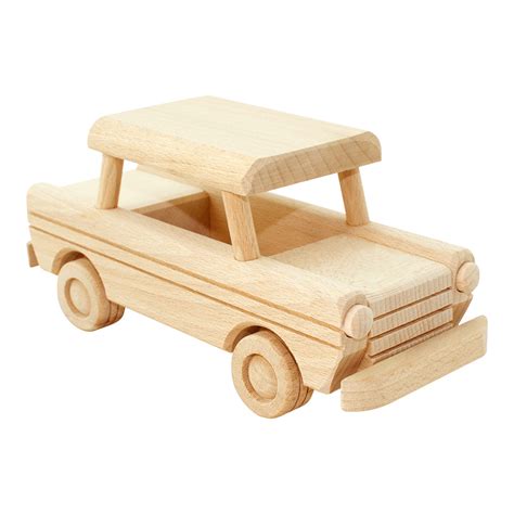Wooden Vintage Toy Car Handmade Wooden Toys Happy Go Ducky