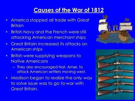 Causes And Effects Of The War Of 1812 History Quizizz