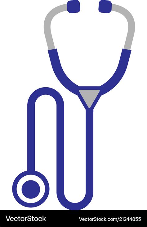 Stethoscope Logo Design Royalty Free Vector Image