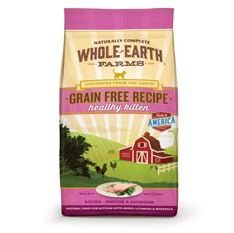 Maybe you would like to learn more about one of these? Whole Earth Farms Grain Free Kitten Recipe Dry Cat Food ...