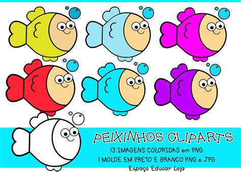 Peixinho Colorido Para Imprimir