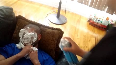 Crazy Shaving Cream Prank On Dad Youtube