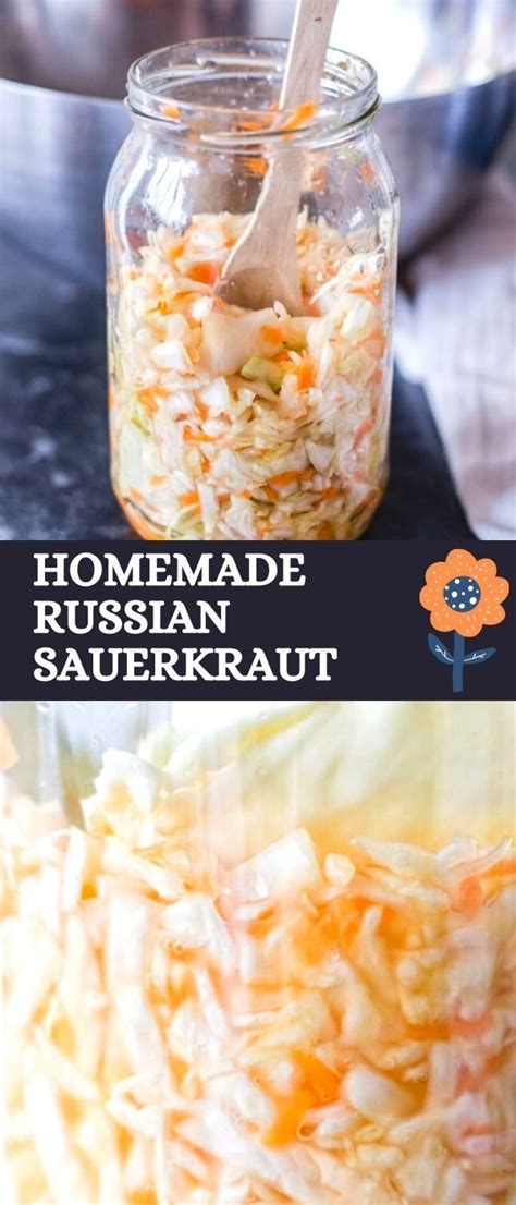 Homemade Russian Sauerkraut Kapusta Recipe Cabbage Recipes