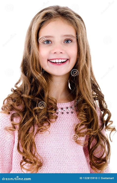 Portrait Of A Beautiful Little Girl Stock Photo Image Of Child Be0