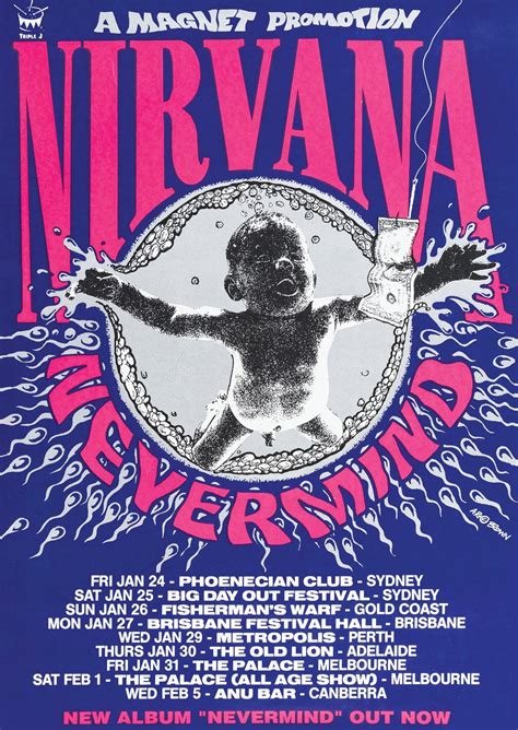 Nirvana Nevermind Album Cover Poster Print Wall Art Etsy Uk