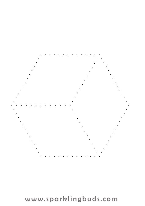 Isometric Cube Drawing – Free Worksheet – sparklingbuds